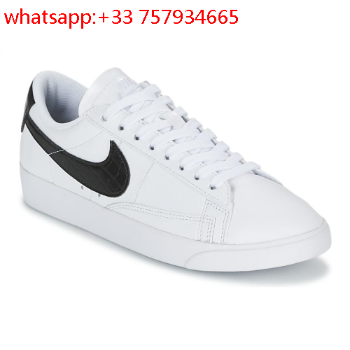 basket nike blazer low femme basket nike blazer basse femme,Nike BLAZER LOW SUEDE W Noir Blanc ...